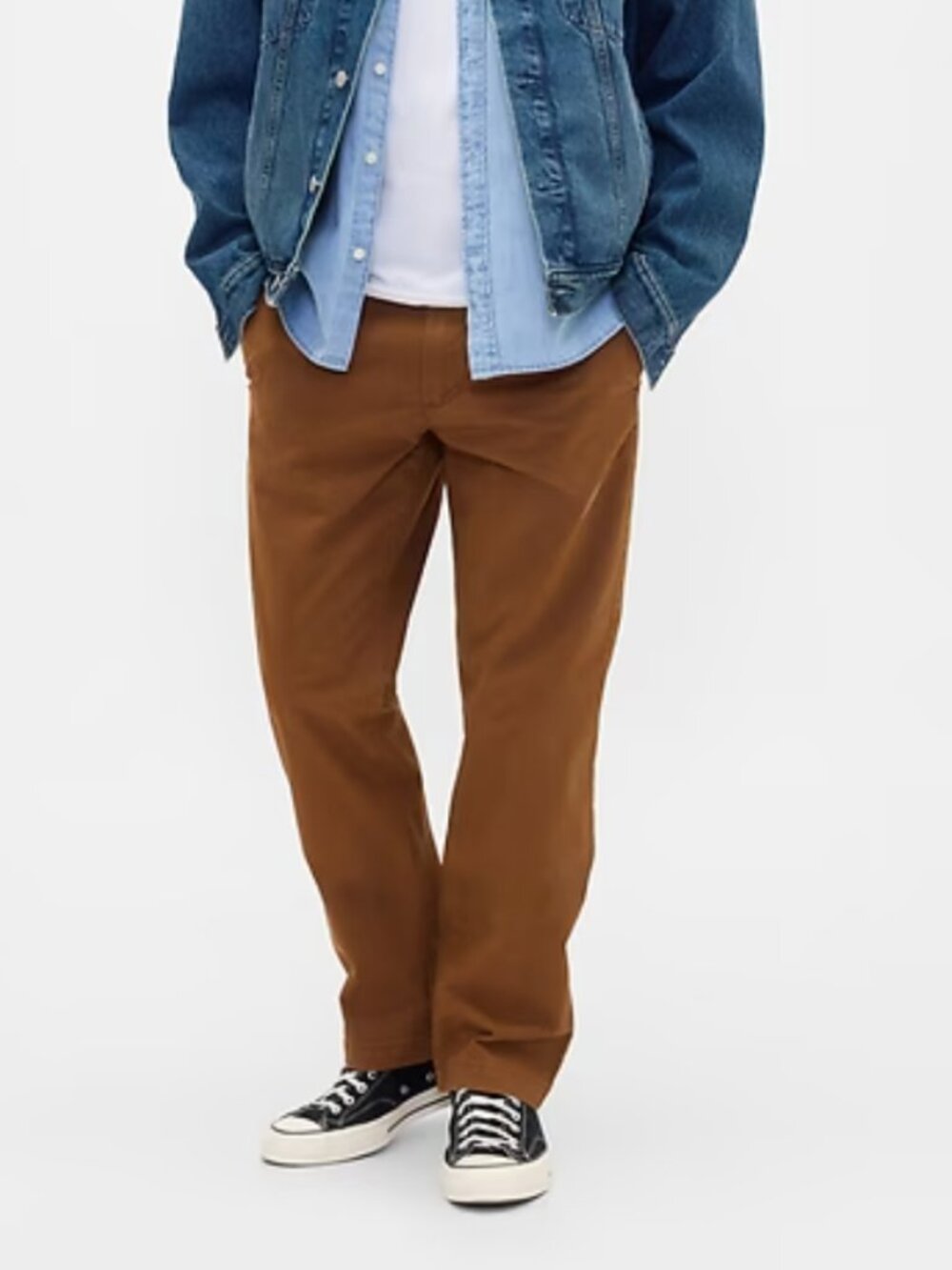 GAP Slim Essential Khaki Chinos - Caramel